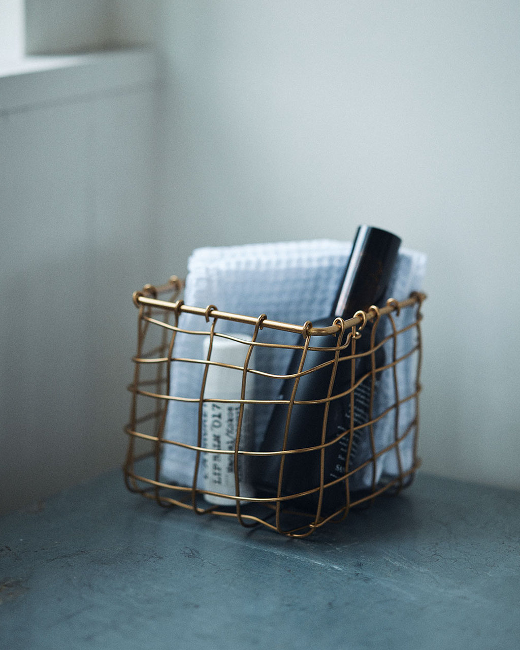Brass Basket: Square