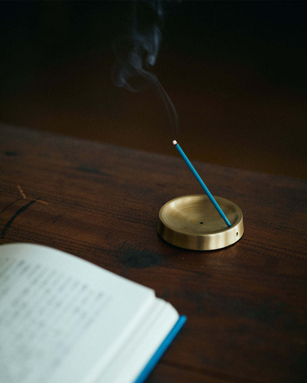 Brass Incense Stand: Round
