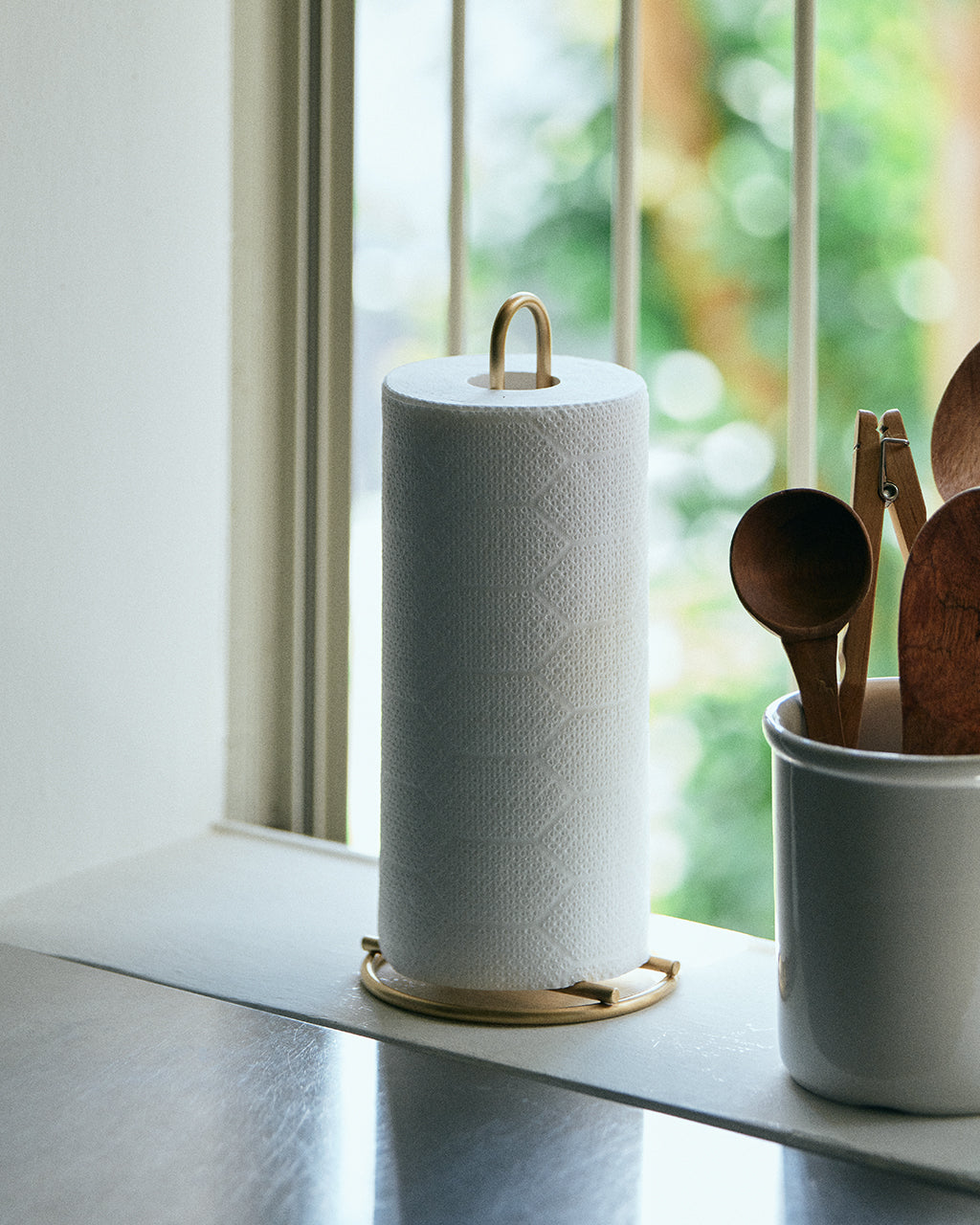 Brass Paper Stand: 27cm