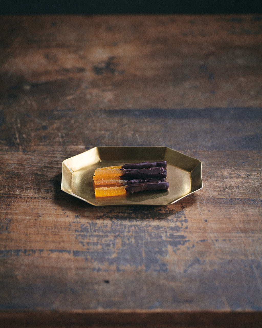 Brass Plate Long Octagonal (S)