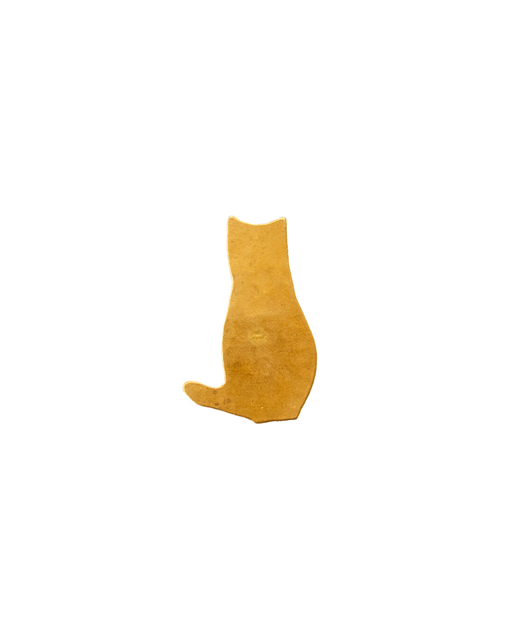 Cat Brass Brooch: Goban