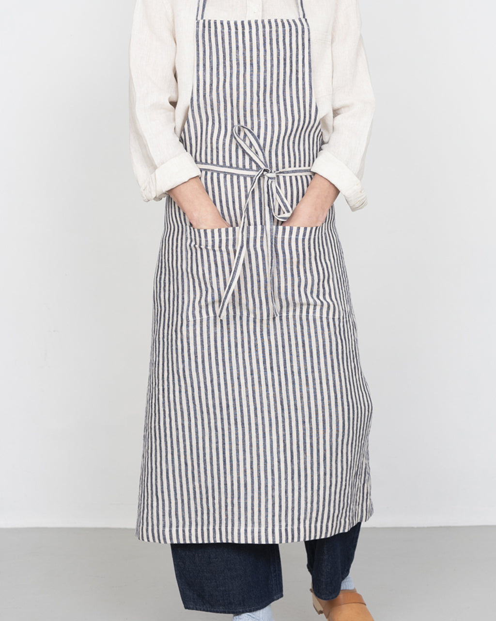 Linen Full Apron: Jasper