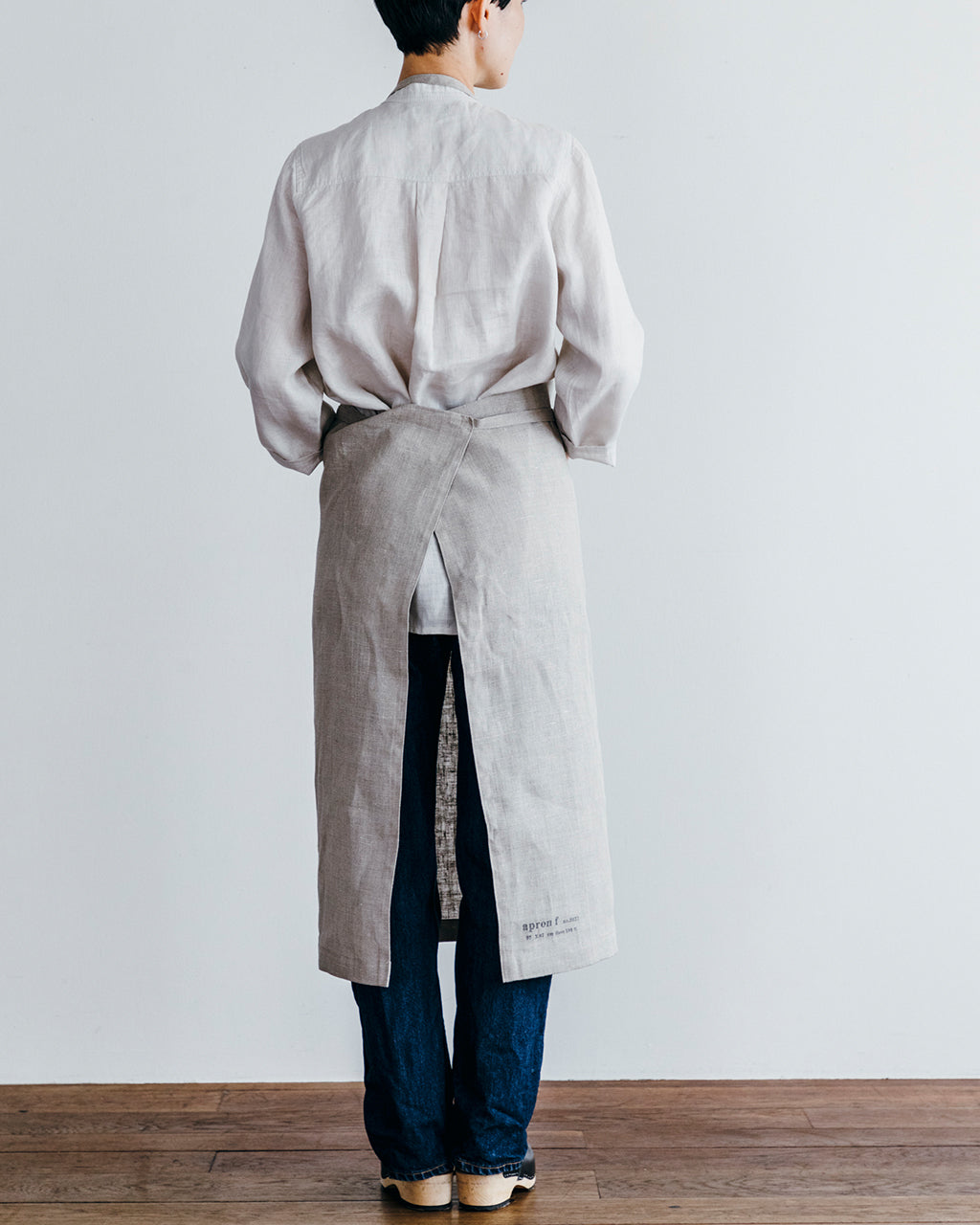Linen Full Apron: Natural