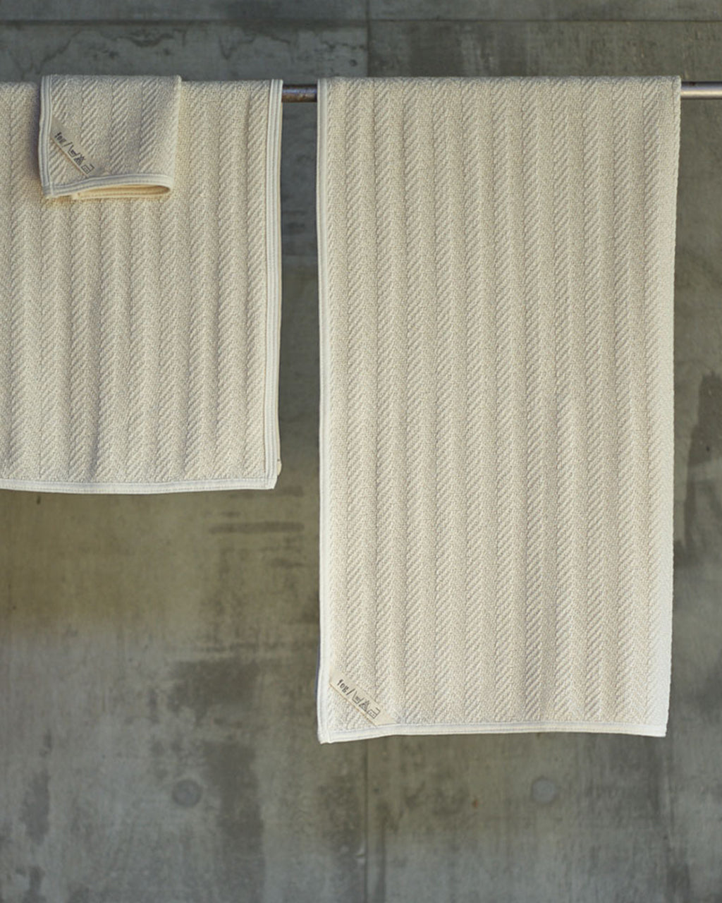 Herringbone Cotton Towel (L)