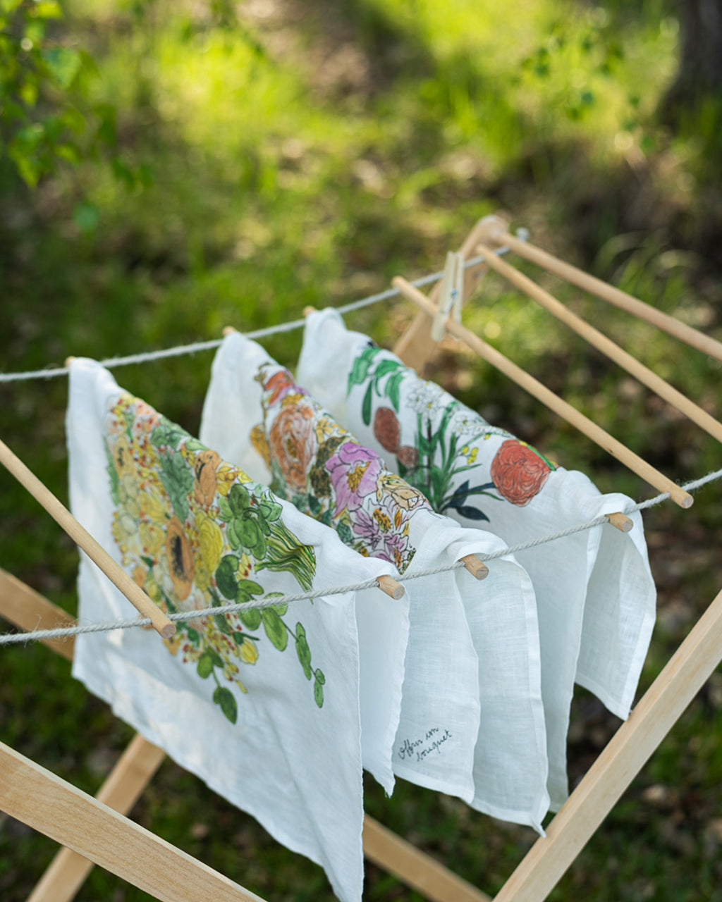 Isabelle Boinot Handkerchief: Bouquet