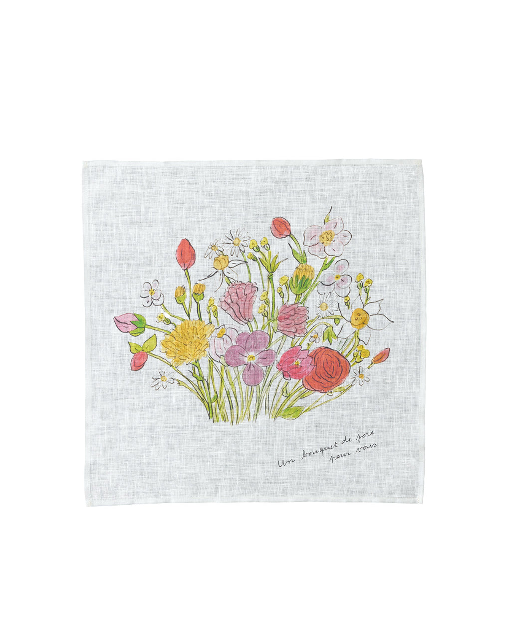 Isabelle Boinot Handkerchief: Wildflowers