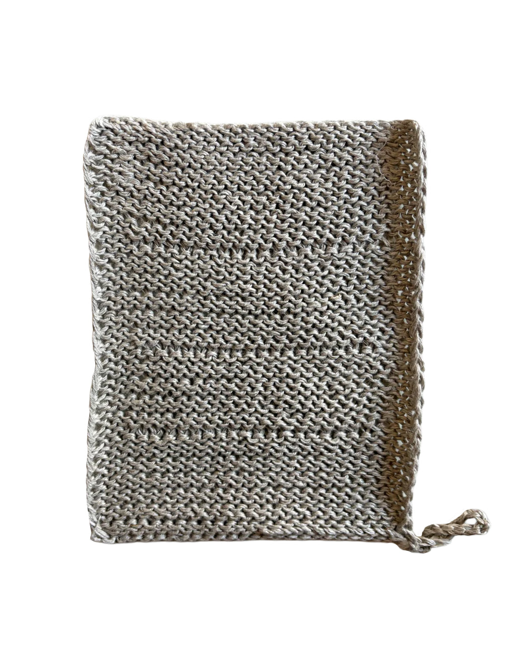 Knitted Dish Cloth - Linen