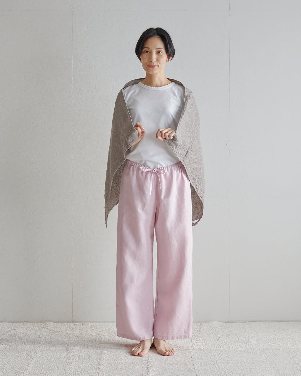 Linen Chambray Towel (L): Natural