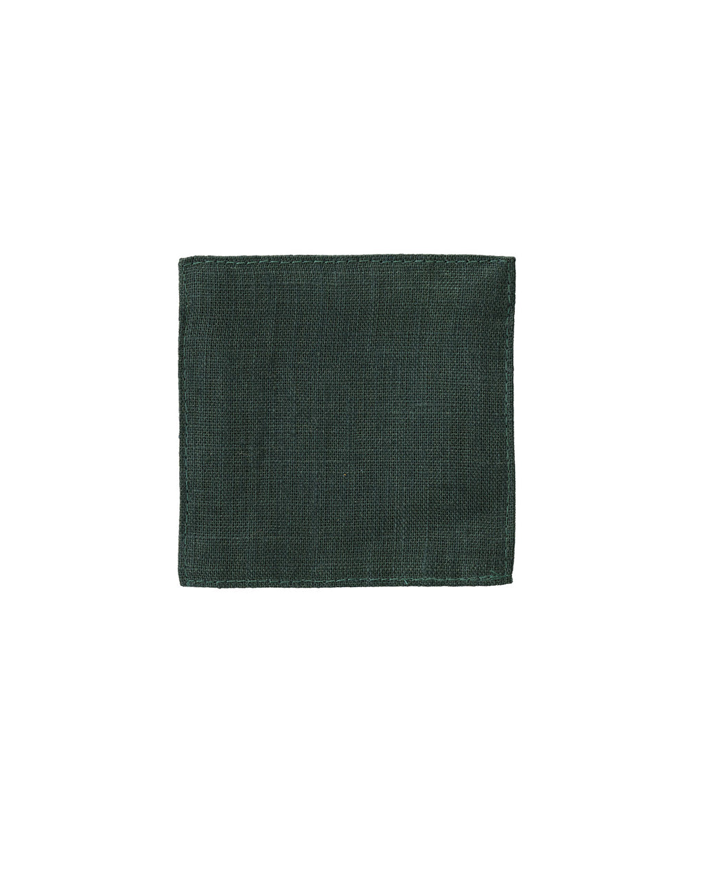 Linen Coaster: Vert Noir