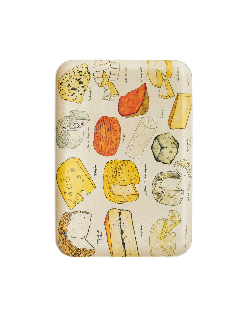 Linen Coated Tray (M): Isabelle Boinot Fromage