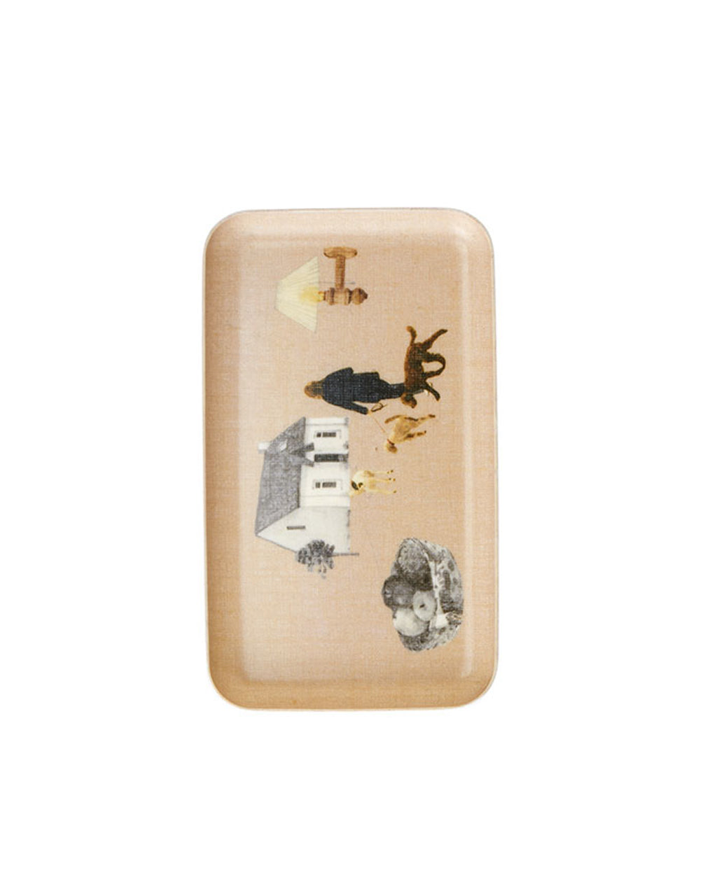 Linen Coated Tray (S): Misato Ogihara Living with Dog