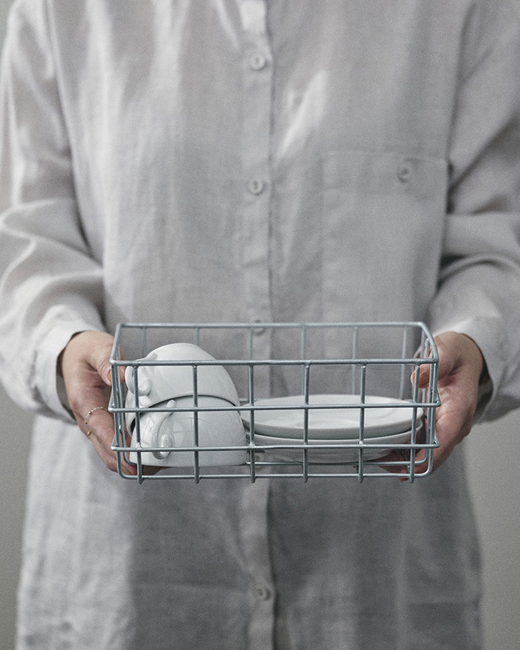 Zinc Pantry Basket