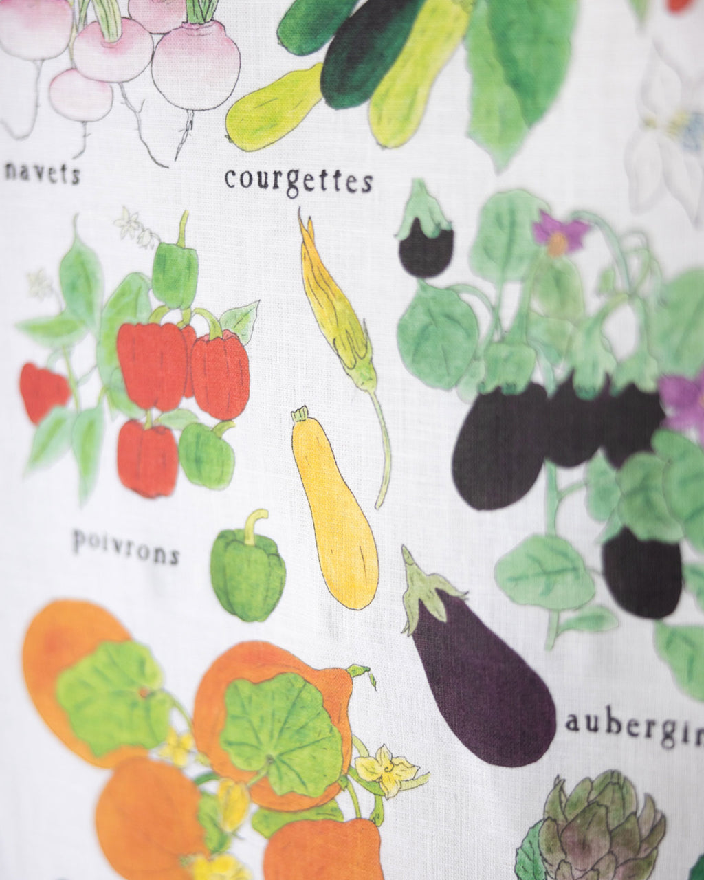 2026 Linen Tea Towel Calendar: Fresh Colourful Veg