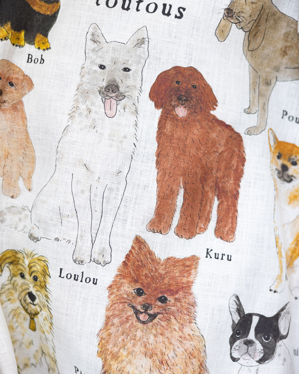 2026 Linen Tea Towel Calendar: Lovely Doggies