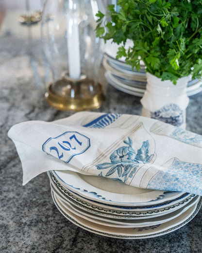 2027 Linen Calendar La Vaisselle Bleue