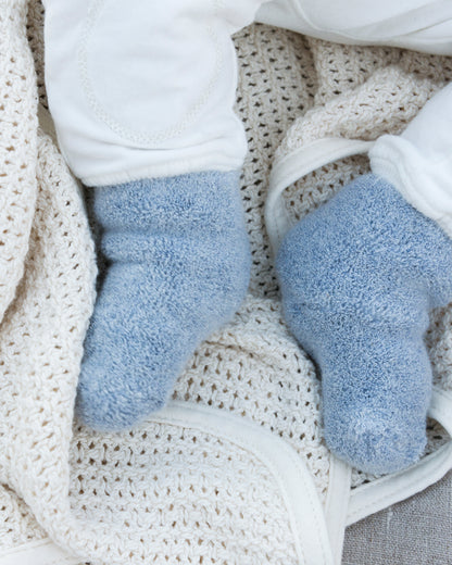 Baby Pile Socks: Blue