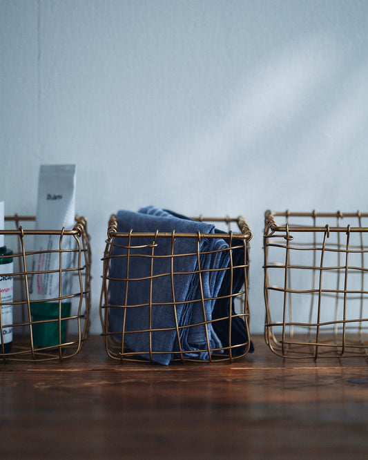 Brass Basket: Square