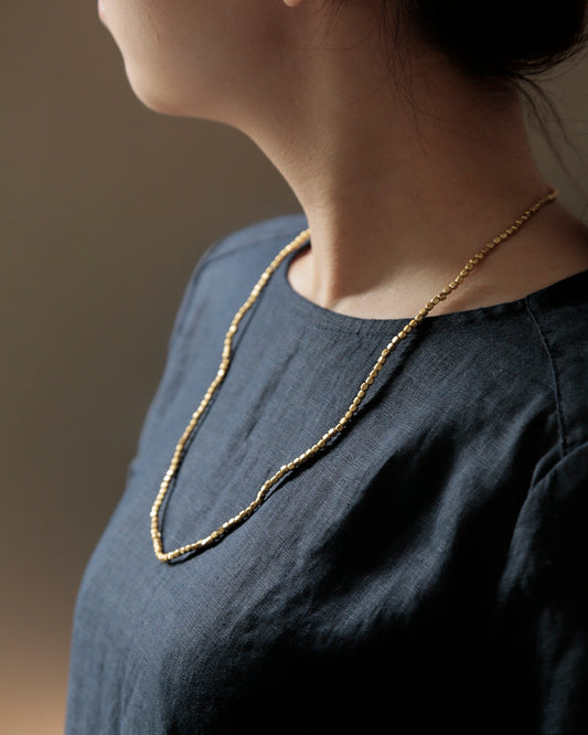 Brass Beads Necklace: Small