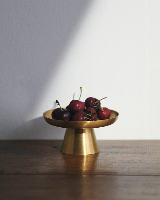 Brass Cake Stand: Extra Small