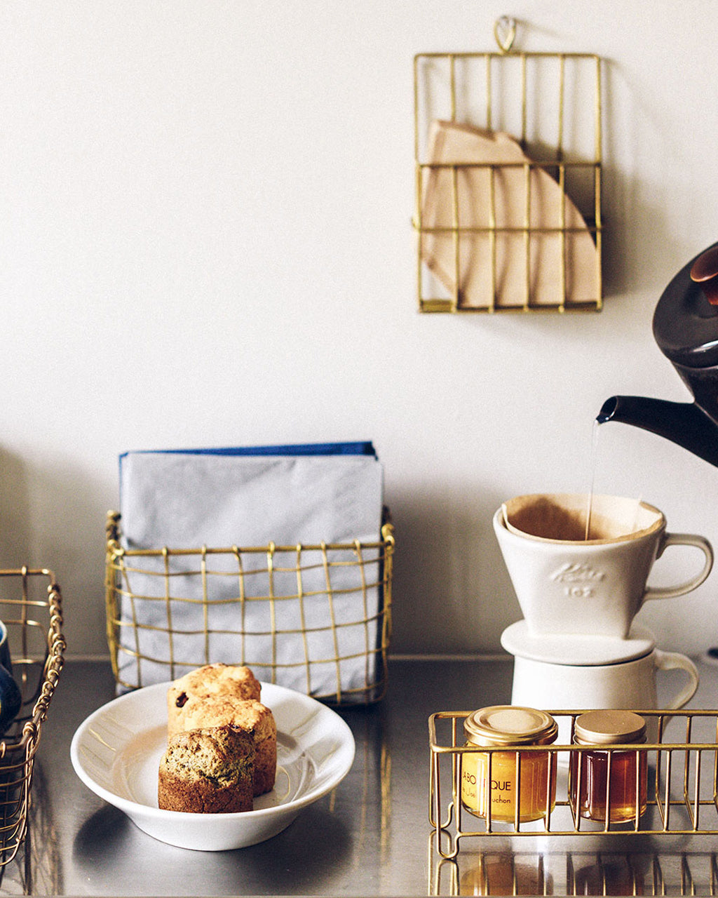 Brass Coffee Filter Holder