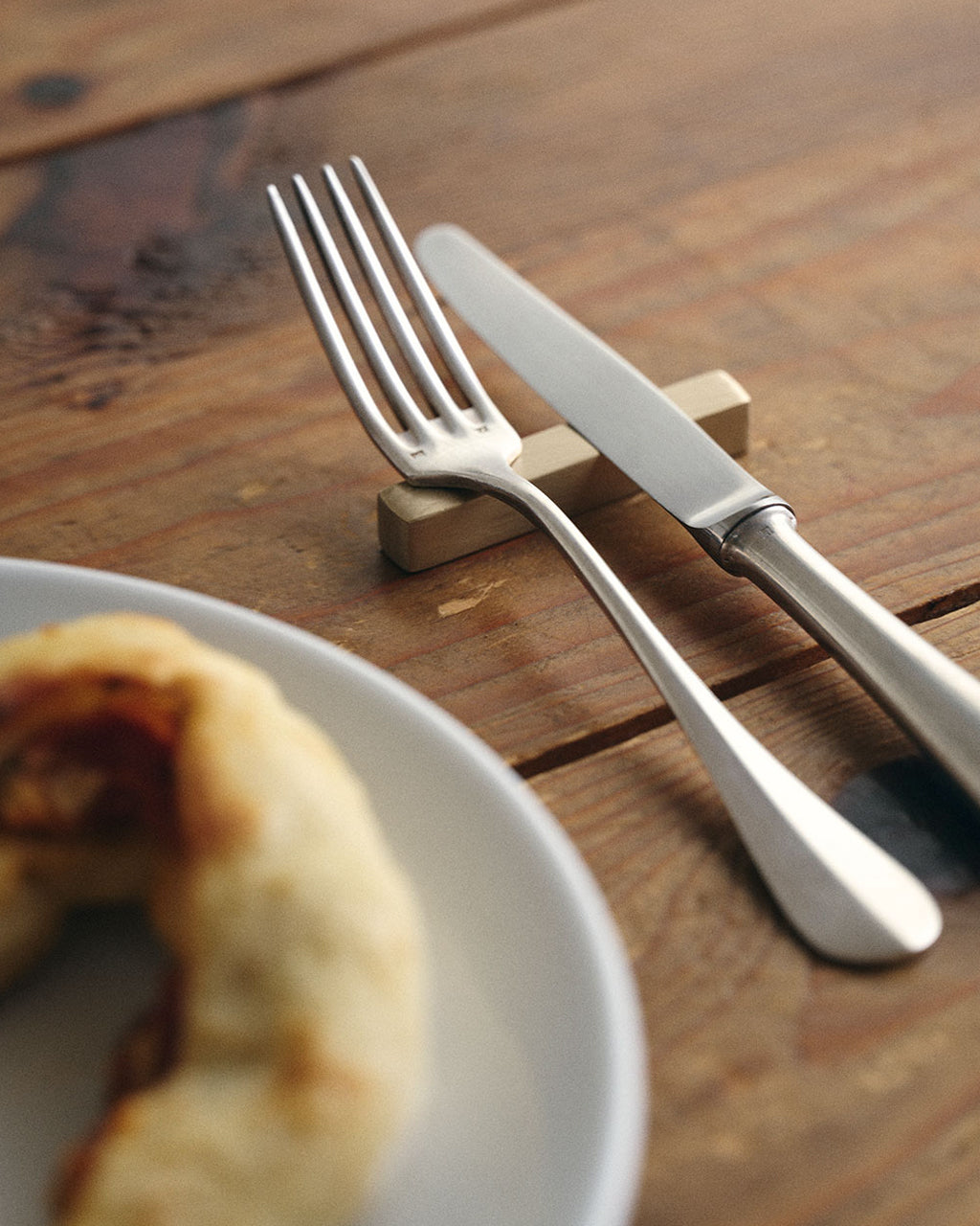 Brass Cutlery / Chopstick Rest - Square