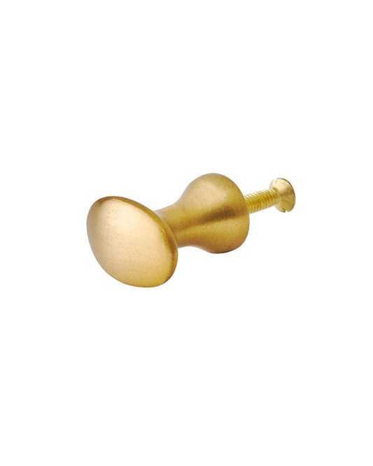 Brass Knob Oval (M)