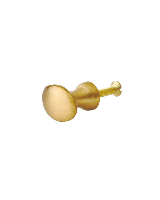 Brass Knob Oval (S)