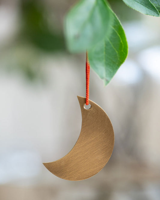 Brass Moon Ornament