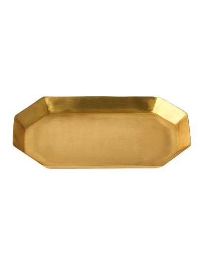 Brass Plate Long Octagonal (M)