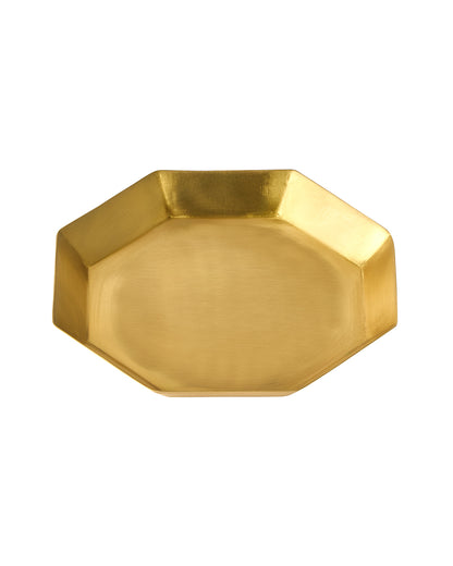 Brass Plate Octagon (M)