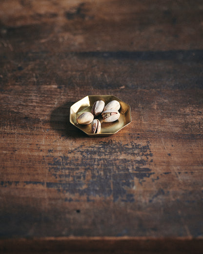 Brass Plate Octagon (XS)