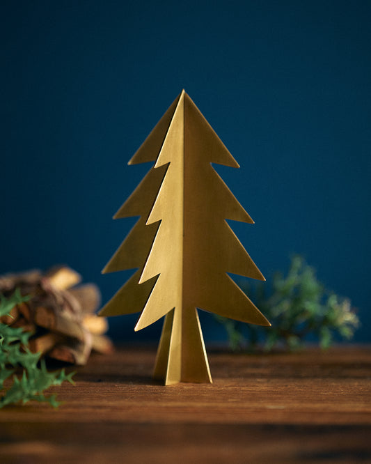 Brass Christmas Tree: Medium