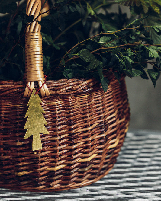 Brass Tree Ornament