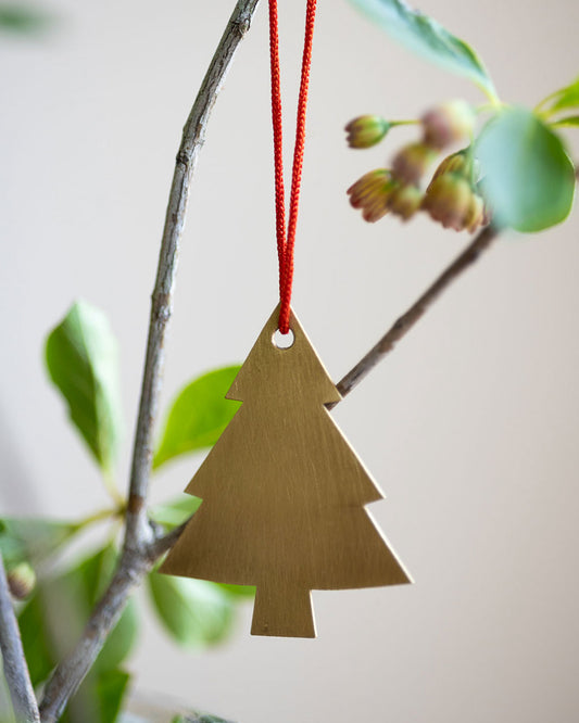 Brass Tree Ornament