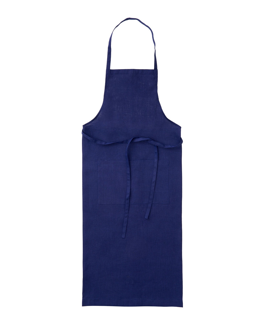 Linen Full Apron: Blue Violet