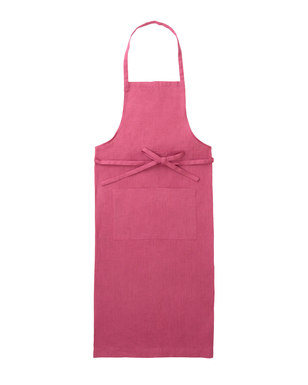 Linen Full Apron: Camellia