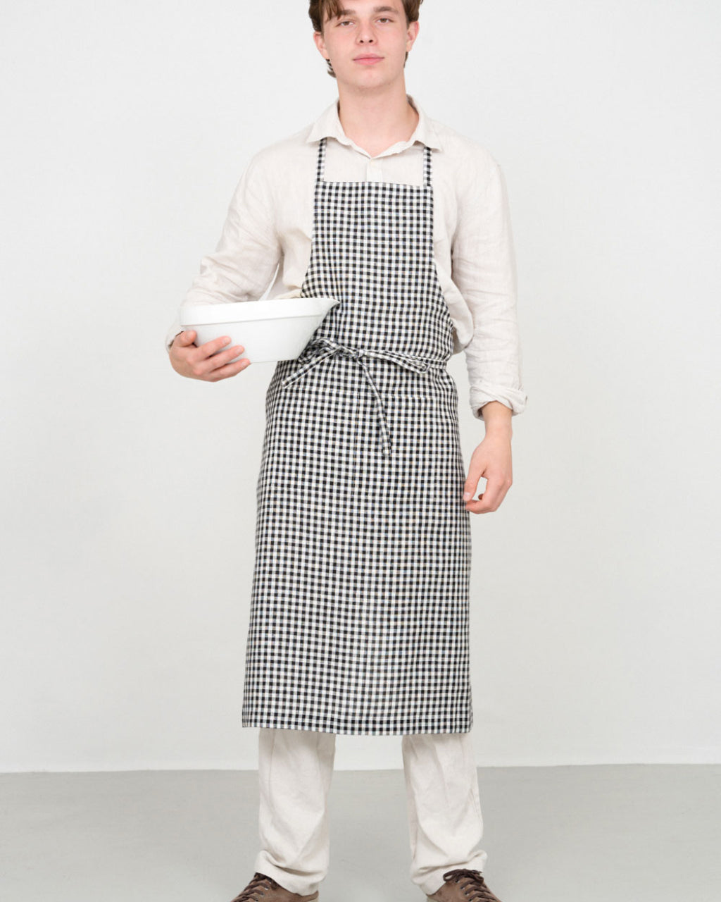 Linen Full Apron: Freddie