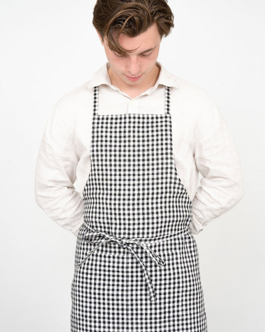 Linen Full Apron: Freddie