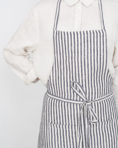 Linen Full Apron: Jasper