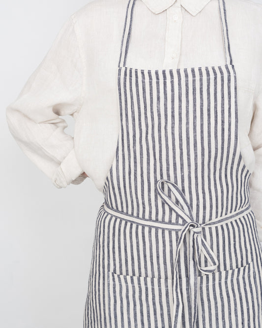 Linen Full Apron: Jasper