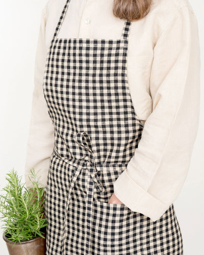 Linen Full Apron: Mason