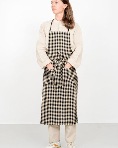 Linen Full Apron: Mason