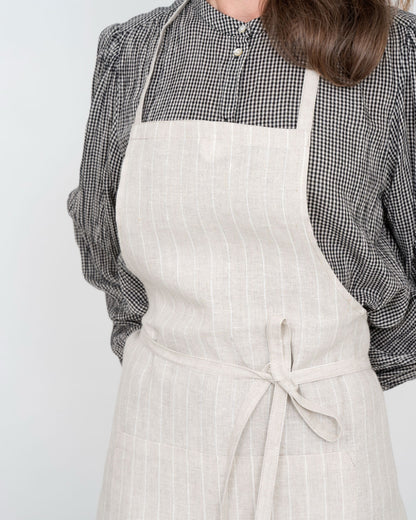Linen Full Apron: Riley