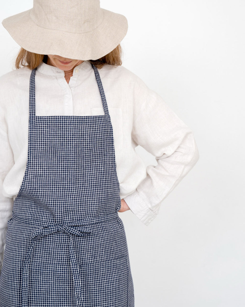 Linen Full Apron: Steph