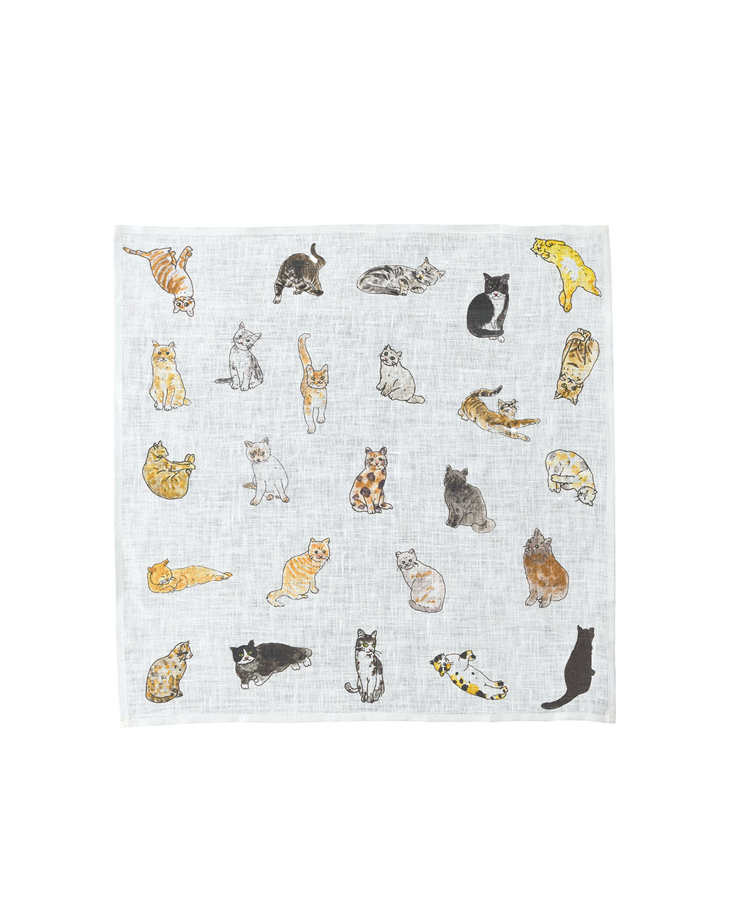 Isabelle Boinot Handkerchief: Cat