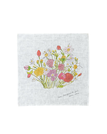 Isabelle Boinot Handkerchief: Wildflowers