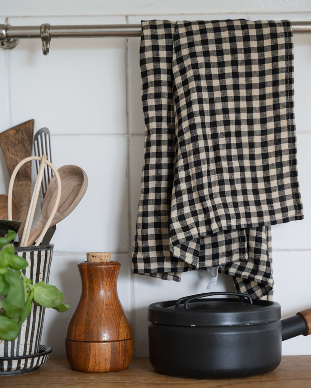Linen Tea Towel: Mason