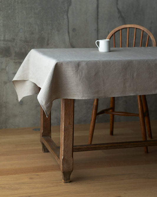 Linen Table Cloth (L): Natural