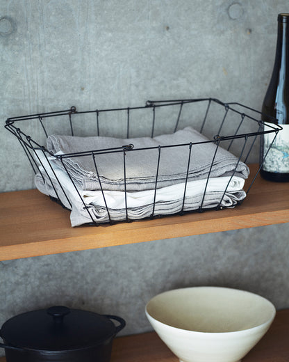 Thick Linen Tea Towel: White