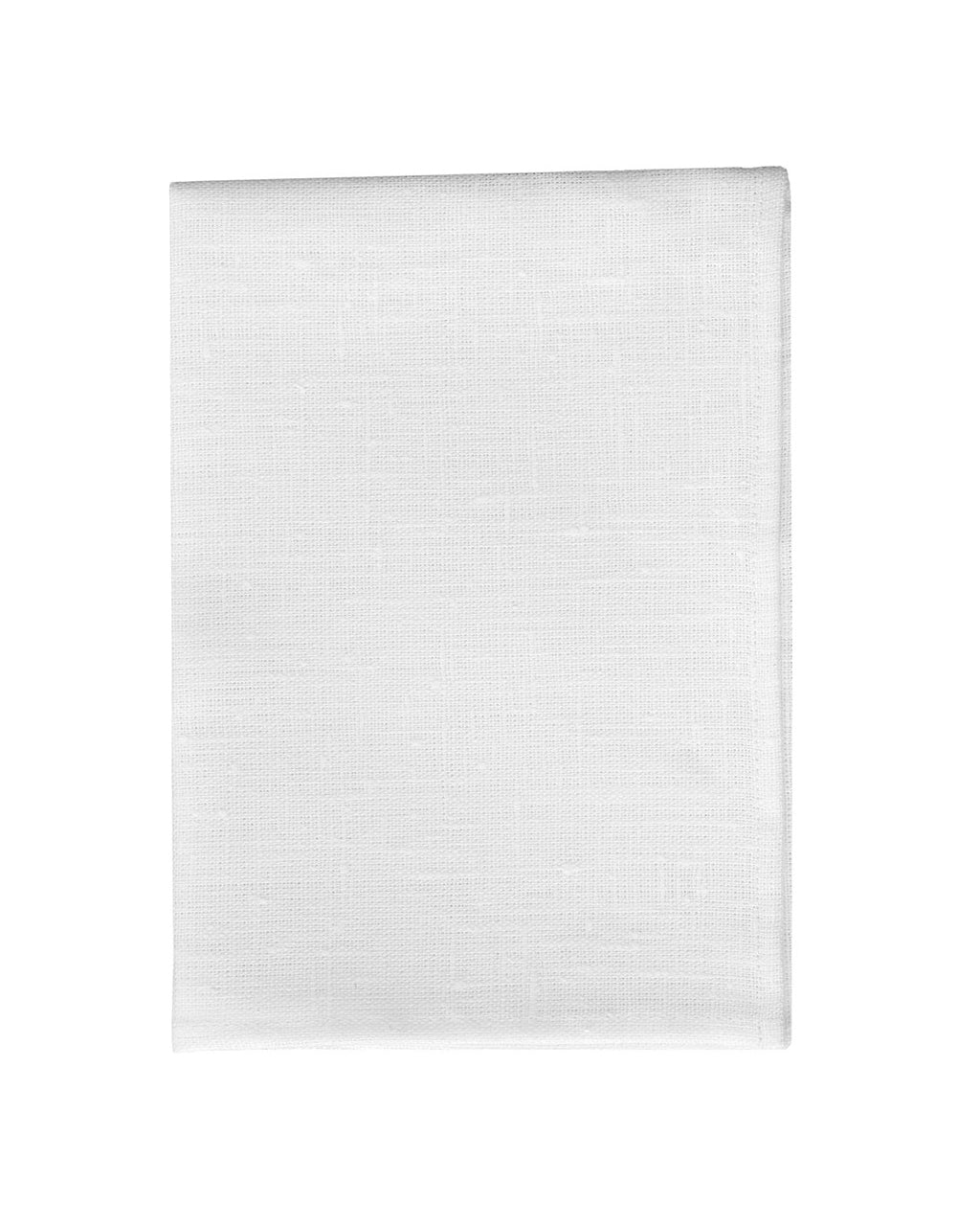 Thick Linen Tea Towel: White